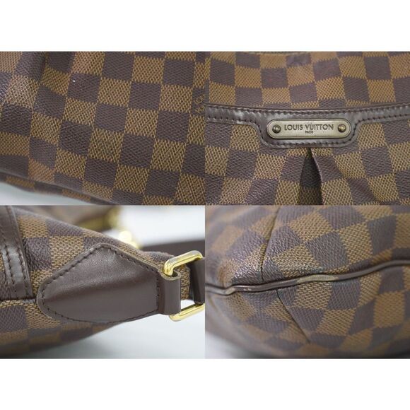 Louis Vuitton Bloomsbury PM Damier Ebene Shoulder Bag Brown - Picture 4 of 8